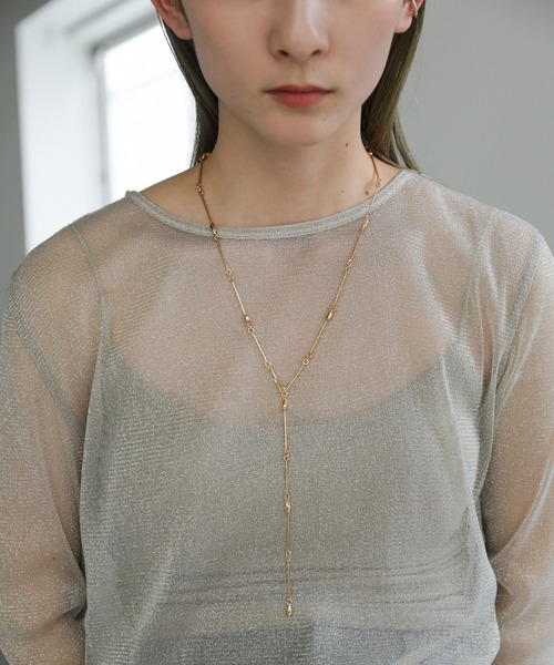 select MOCA(セレクトモカ)の「【ZOZO限定】ドロップレンジマルチWAYネックレス(ネックレス・レディース・ゴールド/シルバー・FREE)」の20枚目の写真