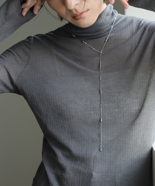 select MOCA(セレクトモカ)の「【ZOZO限定】ドロップレンジマルチWAYネックレス(ネックレス・レディース・ゴールド/シルバー・FREE)」の6枚目の写真