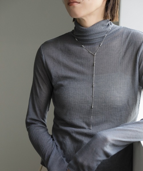 select MOCA(セレクトモカ)の「【ZOZO限定】ドロップレンジマルチWAYネックレス(ネックレス・レディース・ゴールド/シルバー・FREE)」の9枚目の写真