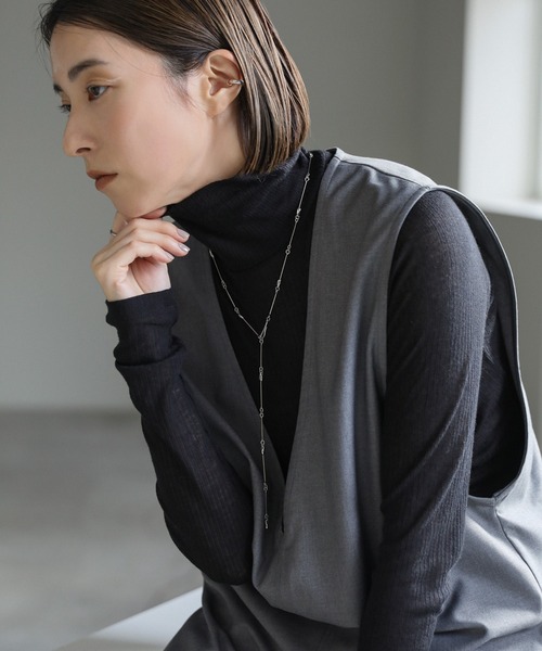 select MOCA(セレクトモカ)の「【ZOZO限定】ドロップレンジマルチWAYネックレス(ネックレス・レディース・ゴールド/シルバー・FREE)」の11枚目の写真