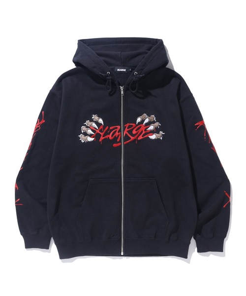 XLARGE CLAW ZIP HOODED SWEATSHIRT パーカー XLARGE（エクストララージ）の「CLAW ZIP HOODED SWEATSHIRT