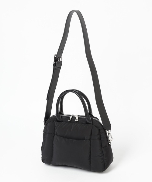 Heather（ヘザー）の「パファーボストンBAG  996731（ボストンバッグ・レディース・オフホワイト/ブラック/シルバー・ONE SIZE）」の15枚目の写真