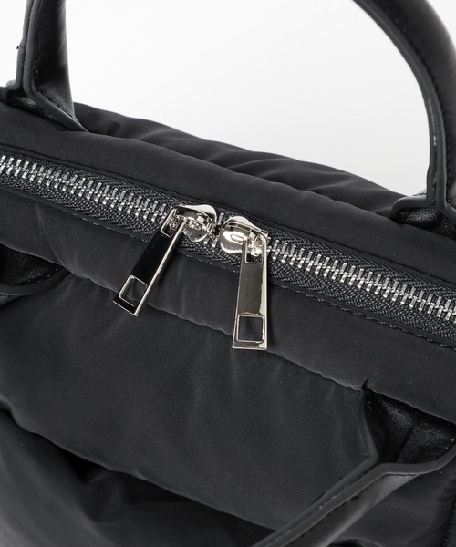 Heather（ヘザー）の「パファーボストンBAG  996731（ボストンバッグ・レディース・オフホワイト/ブラック/シルバー・ONE SIZE）」の19枚目の写真