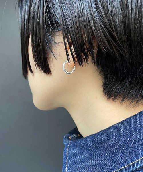 VIVIFY（ビビファイ）の「ピアス/フープ/ライトウェイト/3mmボディ（ピアス（片耳用）・メンズ・シルバー・FREE）」の6枚目の写真