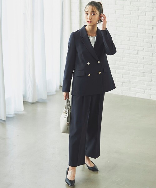 ANY SIS(エニィスィス)の「【WEB・一部店舗限定】褒めらレディワイド パンツ(その他パンツ・レディース・アイボリー系/ネイビー系/ライトグレー系/ベージュ系・0)」の7枚目の写真