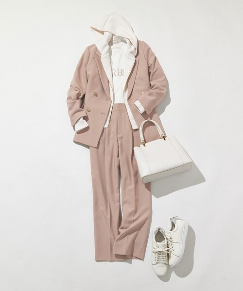 ANY SIS(エニィスィス)の「【WEB・一部店舗限定】褒めらレディワイド パンツ(その他パンツ・レディース・アイボリー系/ネイビー系/ライトグレー系/ベージュ系・0)」の17枚目の写真