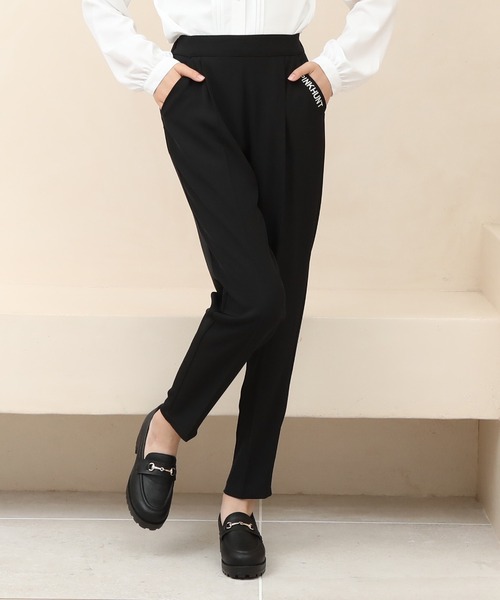 PINKHUNT(ピンクハント)の「PINKHUNT ピンクハント テーパードロングパンツ 9057K(その他パンツ・キッズ・アッシュグレー/ブラック・130cm/140cm/150cm/160cm/120cm)」の1枚目の写真