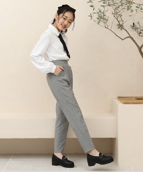 PINKHUNT(ピンクハント)の「PINKHUNT ピンクハント テーパードロングパンツ 9057K(その他パンツ・キッズ・アッシュグレー/ブラック・130cm/140cm/150cm/160cm/120cm)」の8枚目の写真