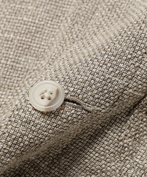 BEAMS PLUS（ビームスプラス）の「BEAMS PLUS / コットン リネン ミリタリー チョア ジャケット（ブルゾン・メンズ・ブラウン系その他/オレンジ・M/S/XL/L）」の8枚目の写真