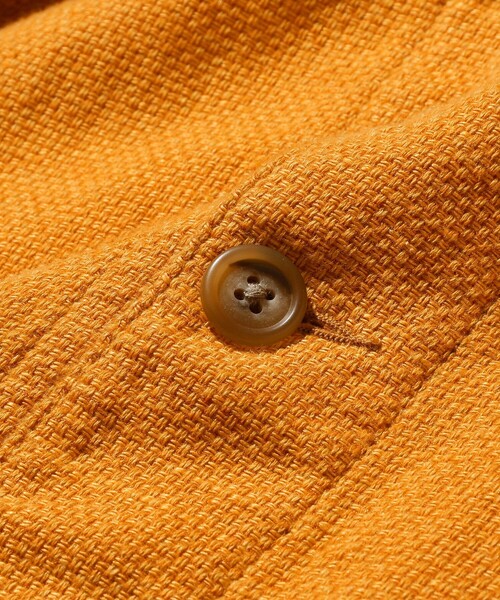 BEAMS PLUS（ビームスプラス）の「BEAMS PLUS / コットン リネン ミリタリー チョア ジャケット（ブルゾン・メンズ・ブラウン系その他/オレンジ・M/S/XL/L）」の17枚目の写真