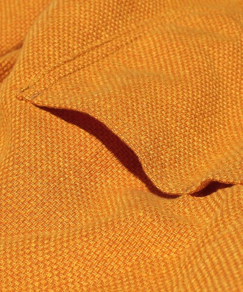 BEAMS PLUS（ビームスプラス）の「BEAMS PLUS / コットン リネン ミリタリー チョア ジャケット（ブルゾン・メンズ・ブラウン系その他/オレンジ・M/S/XL/L）」の18枚目の写真