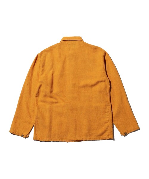 BEAMS PLUS（ビームスプラス）の「BEAMS PLUS / コットン リネン ミリタリー チョア ジャケット（ブルゾン・メンズ・ブラウン系その他/オレンジ・M/S/XL/L）」の20枚目の写真