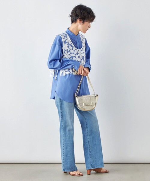 セール 35%OFF】ピンタックサテンシャツ(505804948