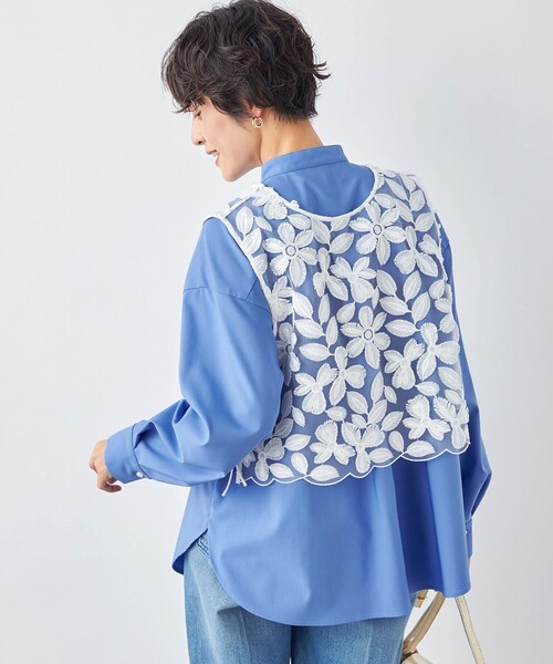 NOLLEY'S ノーリーズ ピンタックサテンシャツ 新品（楽天市場