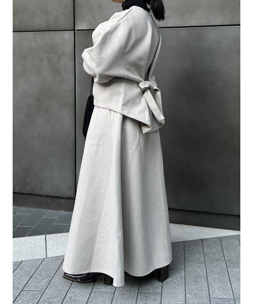 Ayla(アイラ)の「melton circular skirt(スカート・レディース・グレー/オートミール・FREE)」の12枚目の写真