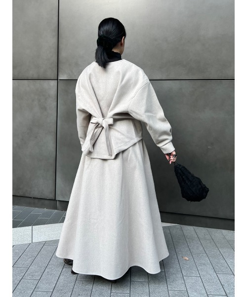 Ayla(アイラ)の「melton circular skirt(スカート・レディース・グレー/オートミール・FREE)」の15枚目の写真