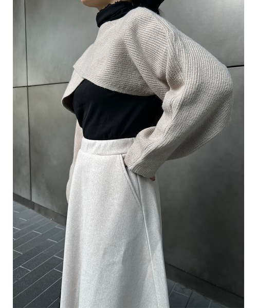 Ayla(アイラ)の「melton circular skirt(スカート・レディース・グレー/オートミール・FREE)」の9枚目の写真