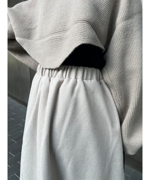 Ayla(アイラ)の「melton circular skirt(スカート・レディース・グレー/オートミール・FREE)」の19枚目の写真