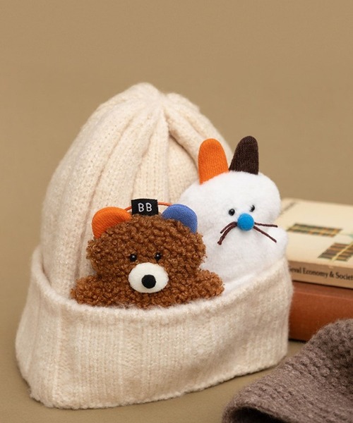 Brunch Brother(ブランチブラザー)の「Romane corp./BRUNCH BROTHER Keyring/ブランチブラザー/ロマネ/韓国雑貨/2107325(キーホルダー・レディース・ホワイト/ベージュ/ブラウン・0)」の5枚目の写真