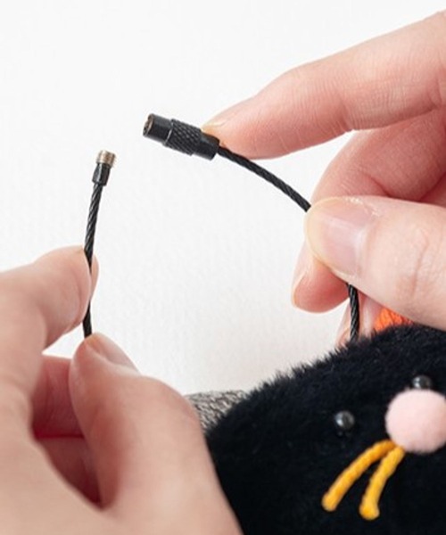 Brunch Brother(ブランチブラザー)の「Romane corp./BRUNCH BROTHER Keyring/ブランチブラザー/ロマネ/韓国雑貨/2107325(キーホルダー・レディース・ホワイト/ベージュ/ブラウン・0)」の12枚目の写真