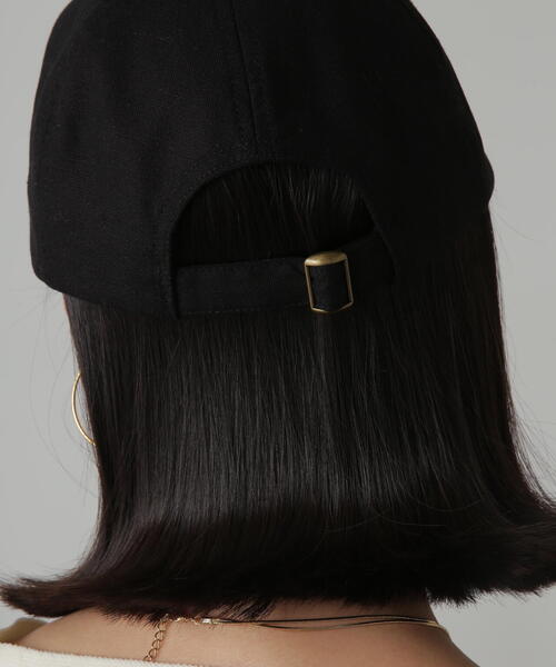 FREE'S MART（フリーズマート）の「◆リネンライクキャップ（キャップ・レディース・ベージュ/ブラック・ﾌﾘ-）」の10枚目の写真