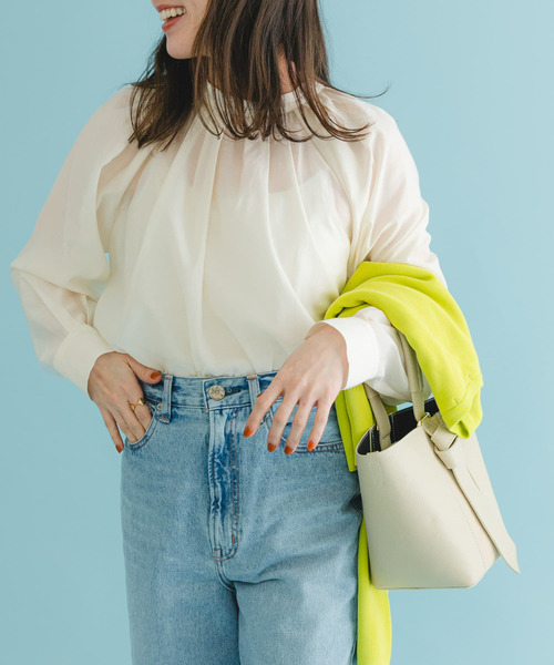【セール】ランダムタックセミシアーブラウス（シャツ/ブラウス）｜URBAN RESEARCH ROSSO WOMEN（アーバンリサーチ ロッソ）