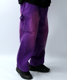 硫化染め ブラスト加工 カツラギ ヴィンテージライク ペインターパンツ