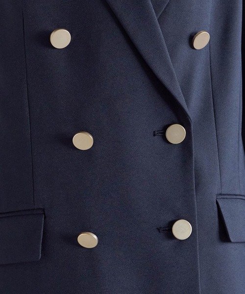 RIRIYANO（リリヤーノ）の「金ボタンテーラードジャケット　─RIRIYANO─（テーラードジャケット・レディース・ベージュ/ネイビー・SMALL/MEDIUM/LARGE/X-LARGE）」の16枚目の写真