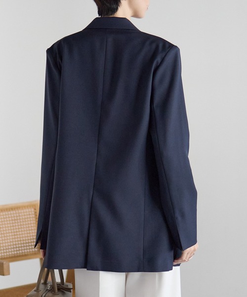 RIRIYANO（リリヤーノ）の「金ボタンテーラードジャケット　─RIRIYANO─（テーラードジャケット・レディース・ベージュ/ネイビー・SMALL/MEDIUM/LARGE/X-LARGE）」の22枚目の写真