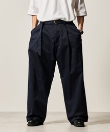 FREAK'S STORE | 限定展開 Wide Belted Slacks ワイドシルエット ベルテッド スラックス(スラックス)