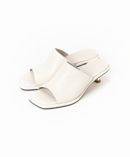 LE TALON（ルタロン）の「4.5cmハイバンプミュールサンダル（サンダル・レディース・アイボリー/ブラック系その他・SMALL/MEDIUM/LARGE/X-LARGE）」の12枚目の写真