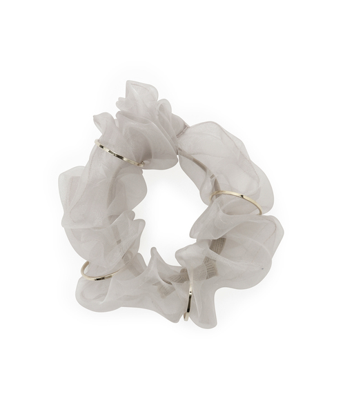 ROPE' PICNIC(ロペピクニック)の「オーガンジー×シャイニーミニシュシュセット(ヘアゴム・レディース・ピンク系その他2/ベージュ系その他/オレンジ・FREE)」の14枚目の写真