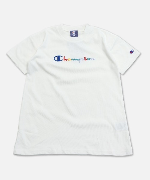 Champion(チャンピオン)の「champion / チャンピオン ロゴ 半袖ワンピース(ワンピース・キッズ・ブラック/ホワイト・120cm/130cm/110cm/100cm)」の3枚目の写真