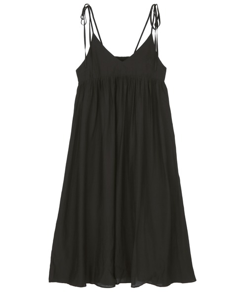 titivate（ティティベイト）の「ショルダーリボンVネックキャミソールワンピース（ワンピース・レディース・ブラック/ピンク・TM/M/S）」の7枚目の写真