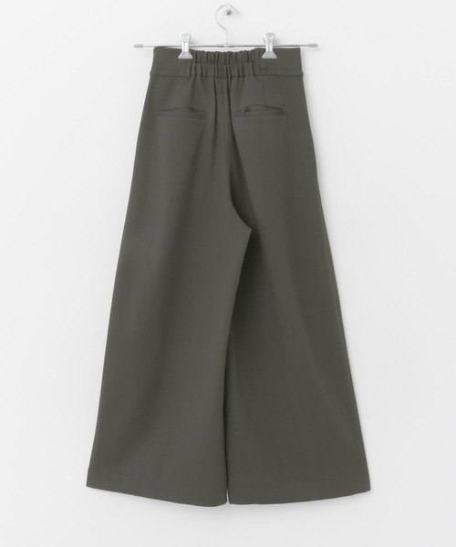 URBAN RESEARCH ROSSO WOMEN（アーバンリサーチ　ロッソ）の「ハイウエストタックワイドパンツ（その他パンツ・レディース・ライトベージュ/チャコールグレー・FREE）」の20枚目の写真