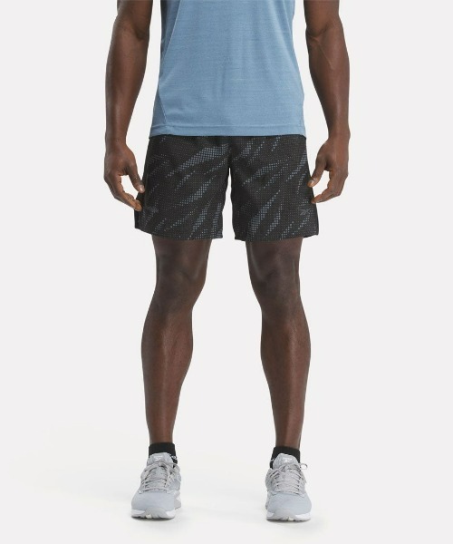 Reebok(リーボック)の「スピードショーツ 4.0 / SPEED SHORT 4.0 AOP(その他パンツ・メンズ・ブラック・LARGE/MEDIUM/SMALL/XX-LARGE/X-LARGE)」の1枚目の写真