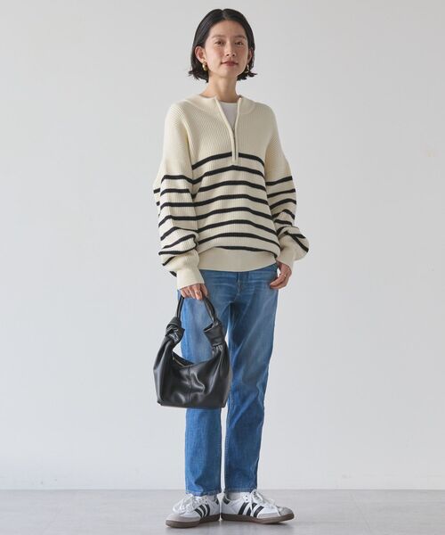 AMERICAN HOLIC(アメリカンホリック)の「【WEB限定】テーパードデニム(-3cm)(デニムパンツ・レディース・ワンウォッシュ/インディゴブルー/ライトインディゴブルー/ブルー系その他・L/XL/XS/S/M)」の11枚目の写真