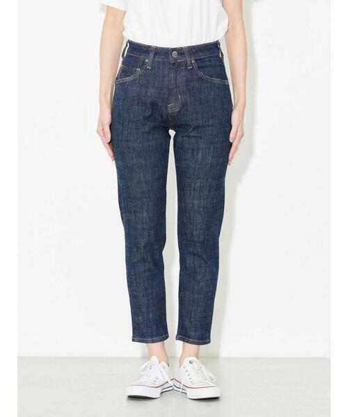 AMERICAN HOLIC(アメリカンホリック)の「【WEB限定】テーパードデニム(-3cm)(デニムパンツ・レディース・ワンウォッシュ/インディゴブルー/ライトインディゴブルー/ブルー系その他・L/XL/XS/S/M)」の6枚目の写真