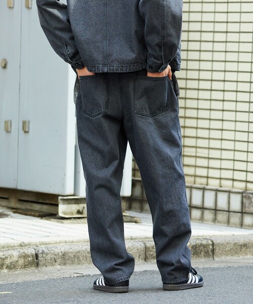 FREAK'S STORE（フリークスストア）の「EASY WEAR/デニム イージーパンツ/リラックスフィット（デニムパンツ・メンズ・ブラック/ネイビー/オフホワイト/ブルー・MEDIUM/SMALL/LARGE）」の13枚目の写真