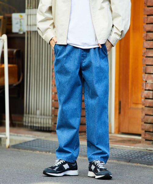 最終価格です♪25日迄ハグオーワー　デニムイージープルオンパンツ　サイズ① 完売 OMNIGOD オムニゴッド 11ozデニムPWイージーパンツ 53-166D【DMG