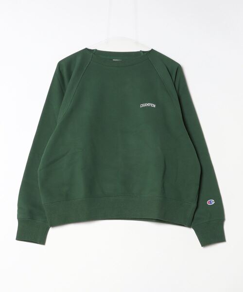 Champion(チャンピオン)の「チャンピオン CREW NECK SWEATSHIRT_(スウェット・レディース・ダークグリーン/グレー・M/L)」の2枚目の写真