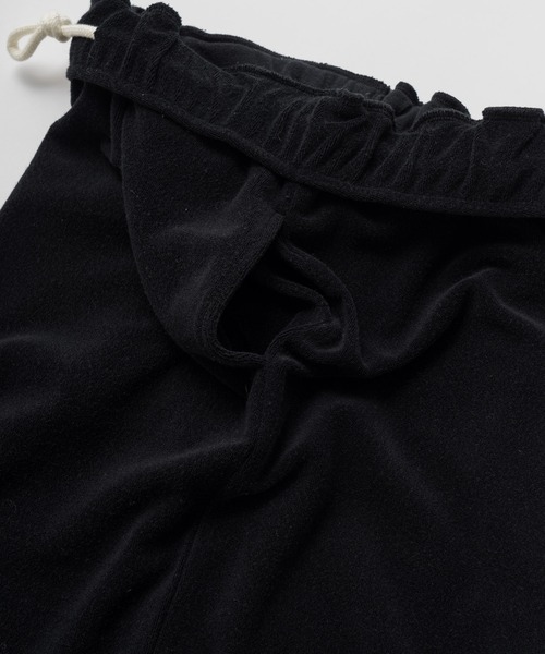 earthy（アーシー）の「ウエストデザイン パイルスカート（スカート・レディース・ブラック/オフホワイト・S/M）」の9枚目の写真