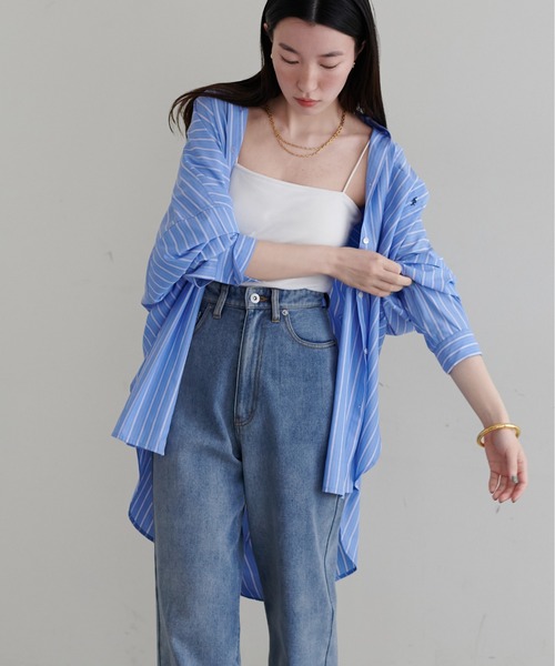 LARUTA(ラルータ)の「【LARUTA】カップ付きベアキャミ(キャミソール・レディース・ブラック/ベージュ/オフホワイト・FREE)」の19枚目の写真