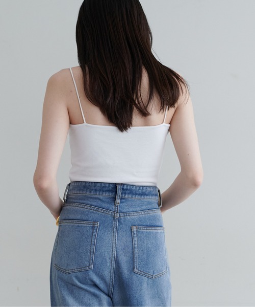LARUTA(ラルータ)の「【LARUTA】カップ付きベアキャミ(キャミソール・レディース・ブラック/ベージュ/オフホワイト・FREE)」の17枚目の写真