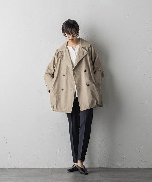 MAYSON GREY(メイソングレイ)の「配色パイピングフレアブラウス(シャツ/ブラウス・レディース・ネイビー/オフホワイト・M)」の13枚目の写真