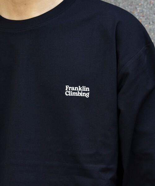 Franklin Climbing(フランクリンクライミング)の「【限定展開】【Franklin Climbing/フランクリンクライミング】グラフィックロンTee(Tシャツ/カットソー・メンズ・グリーン/ブルー/オレンジ/ホワイト/ブラック/グレイッシュベージュ/グレイッシュブルー・M/L)」の19枚目の写真