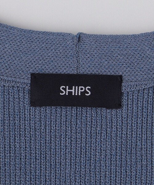 SHIPS(シップス)の「SHIPS: 〈手洗い可能〉12ゲージ ペーパーミックス ヤーン Vカーディガン(カーディガン/ボレロ・メンズ・ライトグレー/ブルー/ブラック・SMALL/MEDIUM/LARGE/X-LARGE)」の19枚目の写真