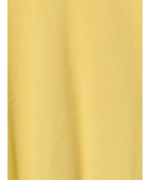 Te chichi TERRASSE（テチチテラス）の「Vネック袖ラメラインニット（ニット/セーター・レディース・ブラック/オフホワイト/イエロー/ブルー・F）」の14枚目の写真