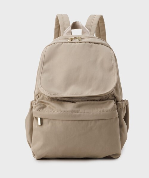 OPAQUE.CLIP（オペークドットクリップ）の「◆【撥水加工】マルチポケットリュック（バックパック/リュック・レディース・ベージュ/ブラック・00）」の15枚目の写真