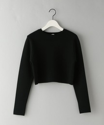 【e/rm】シルクコンクロップドプルオーバーニット